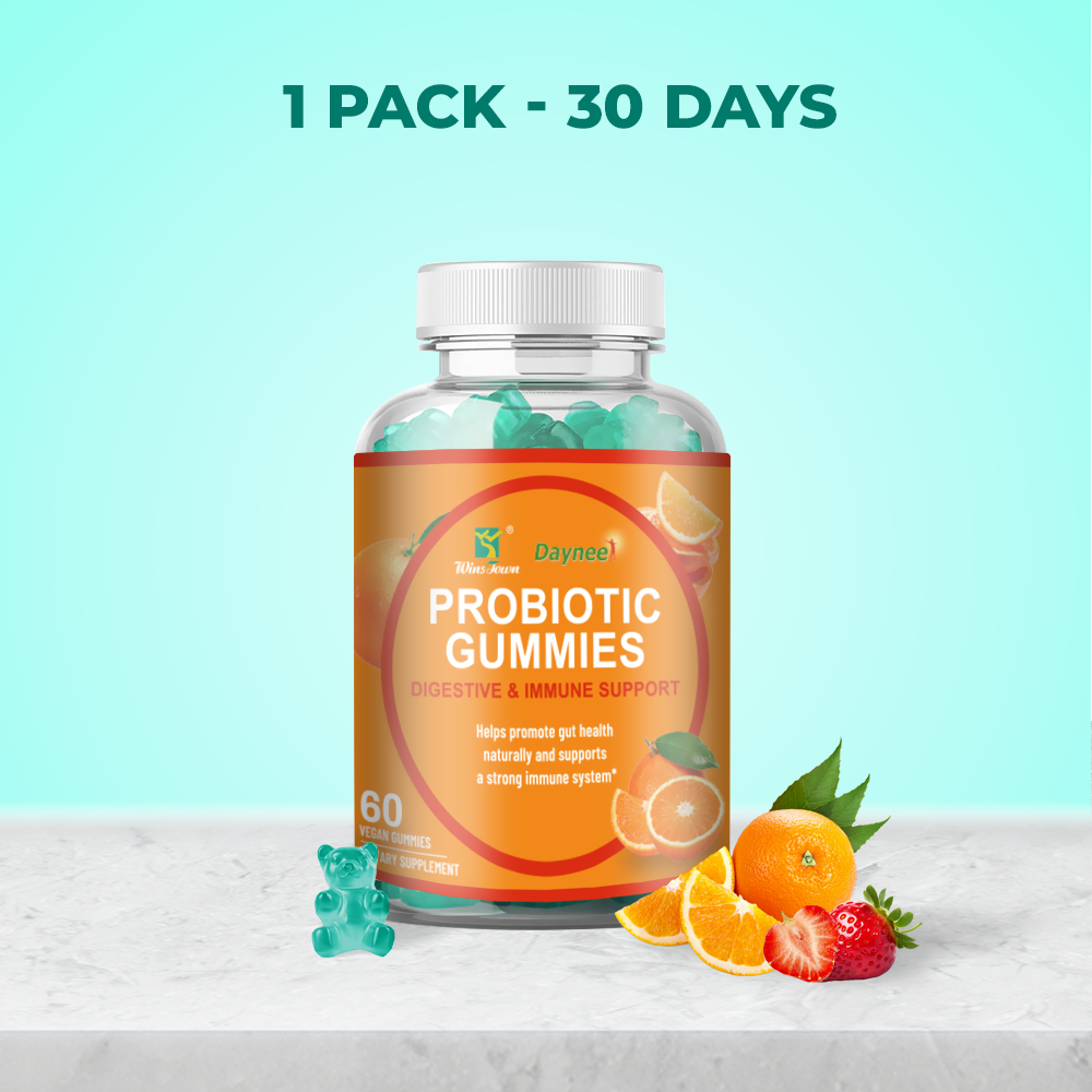 Daynee Probiotic Gummies | Dietary Supplement for Gut Health Digestion Immunity