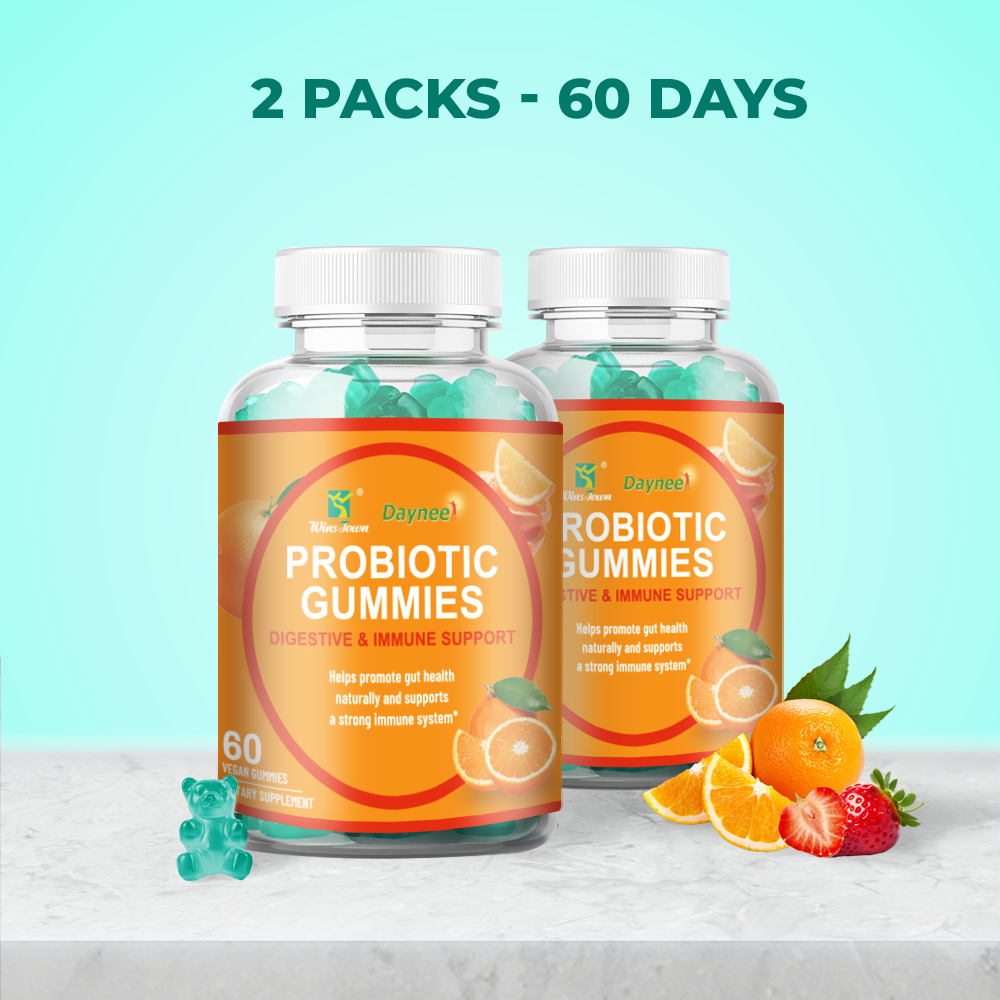 Daynee Probiotic Gummies | Dietary Supplement for Gut Health Digestion Immunity