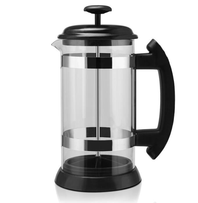ICafilasPortable Manual French Presses Pot Coffee Maker Filter Pot Household Coffee Machine Coffee Pot Percolator Tool