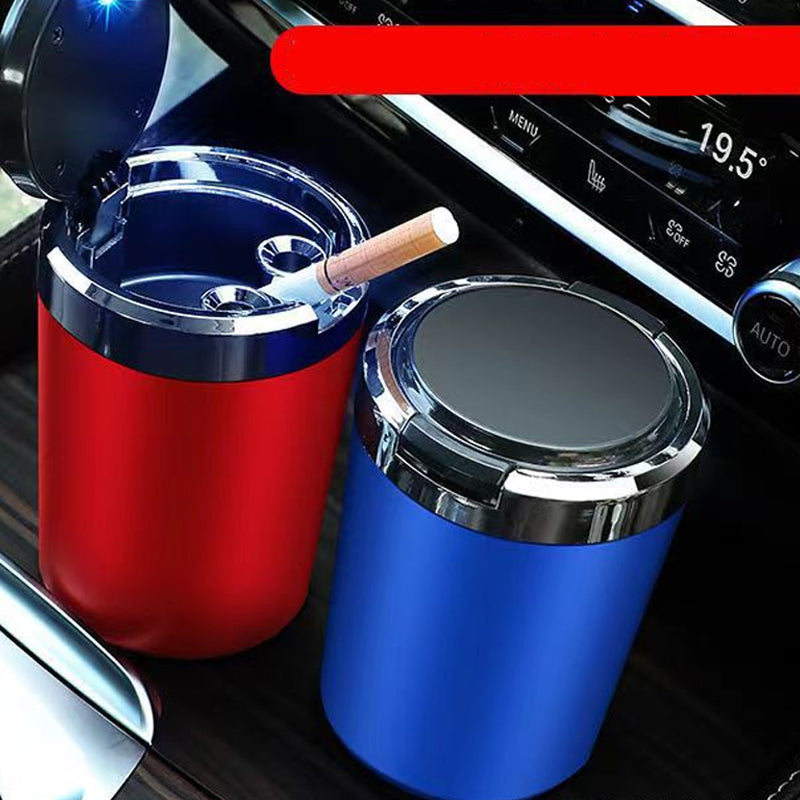 Washable Car Ashtray With Metal Led Lights Handheld Cigarette Cigarettes Cigarettes