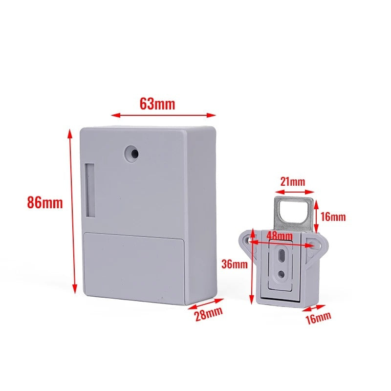 Electronic Cabinet Lock, Hidden DIY RFID Lock for Wooden Cabinet Drawer Locker Cupboard