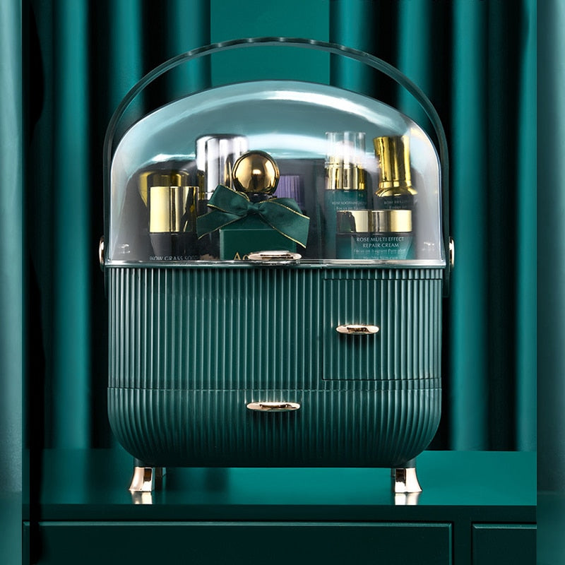 Transparent Cosmetic Storage Box Makeup Drawer Organizer