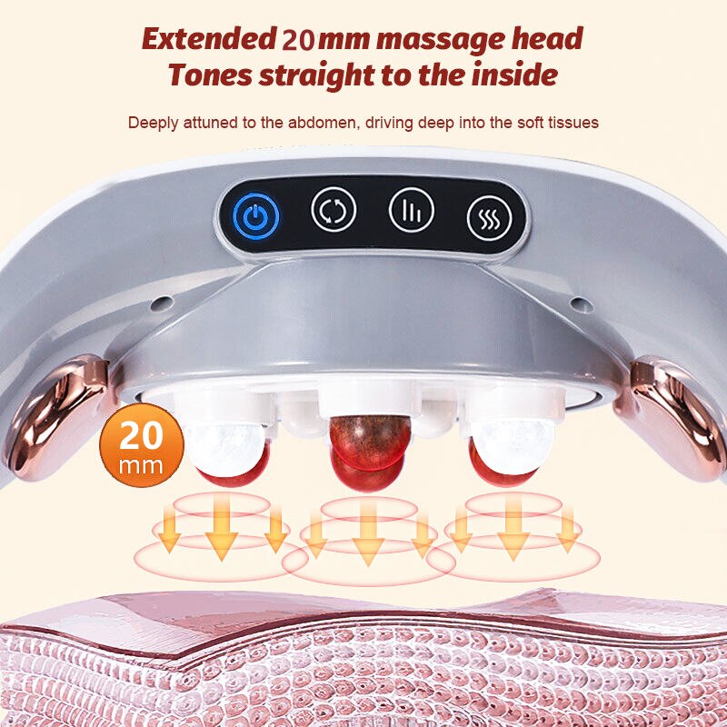 Portable Cordless Massager for Belly, Back and Neck