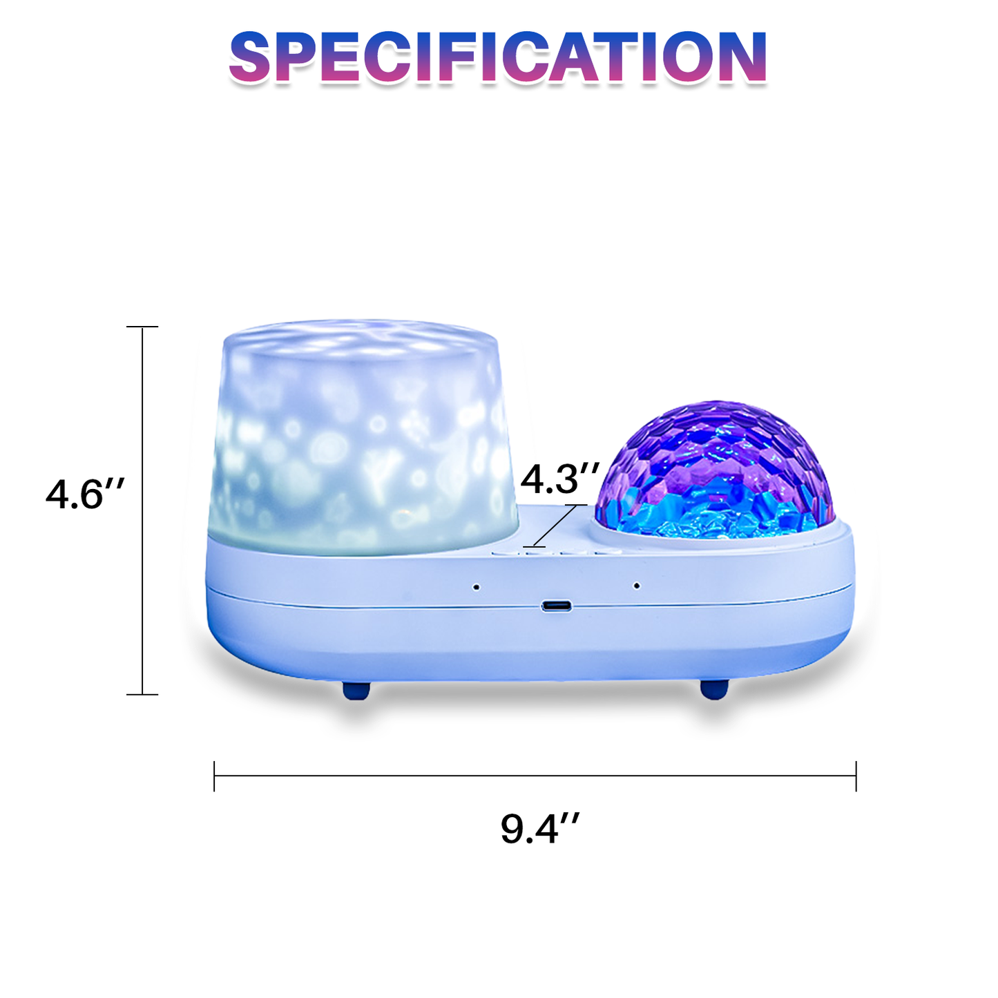 Double-Layer Ocean 3D Projection Lamp | Magical Ocean Light Effects