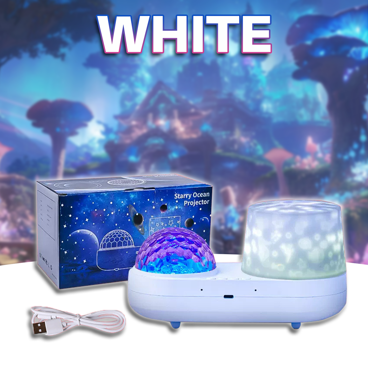 Double-Layer Ocean 3D Projection Lamp | Magical Ocean Light Effects