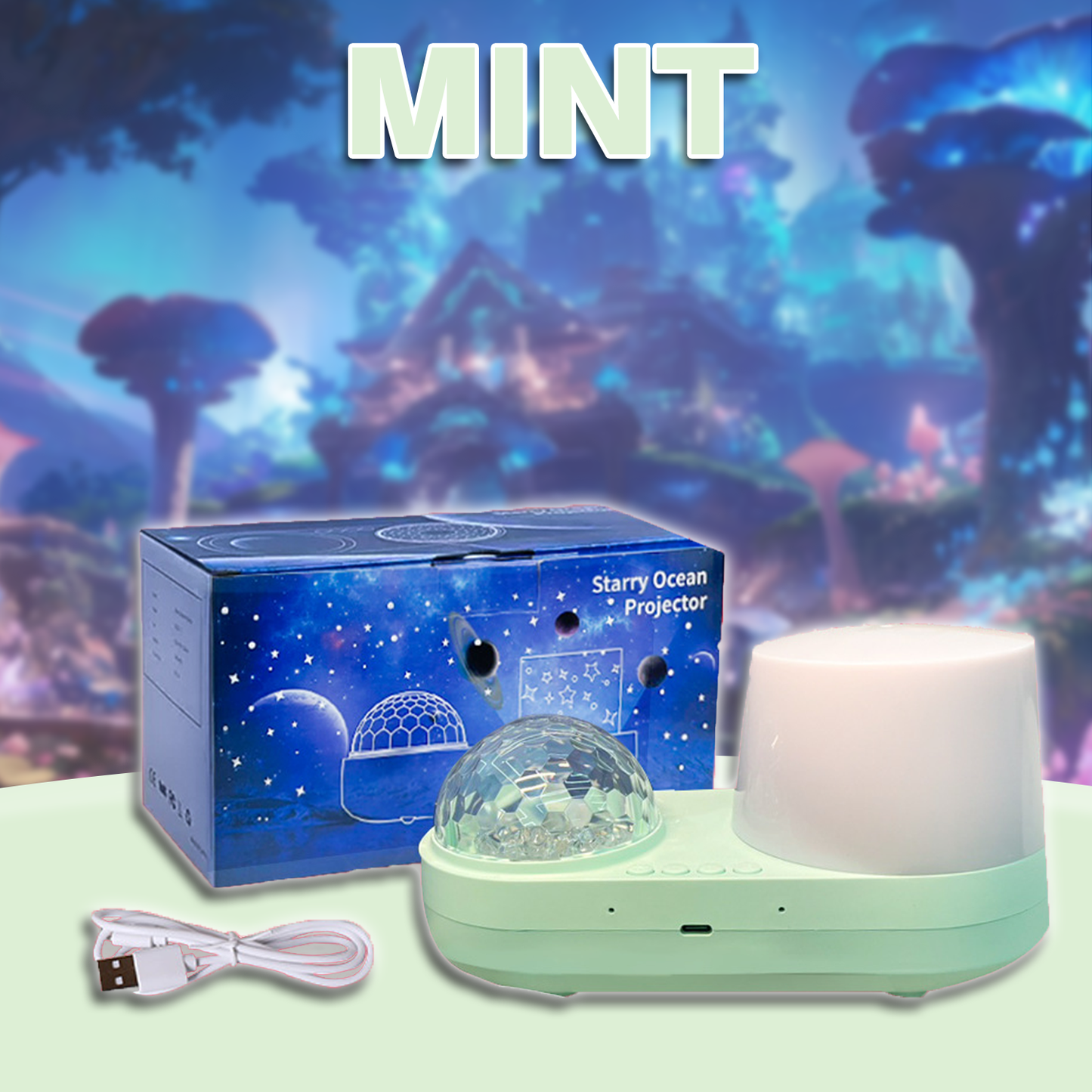 Double-Layer Ocean 3D Projection Lamp | Magical Ocean Light Effects