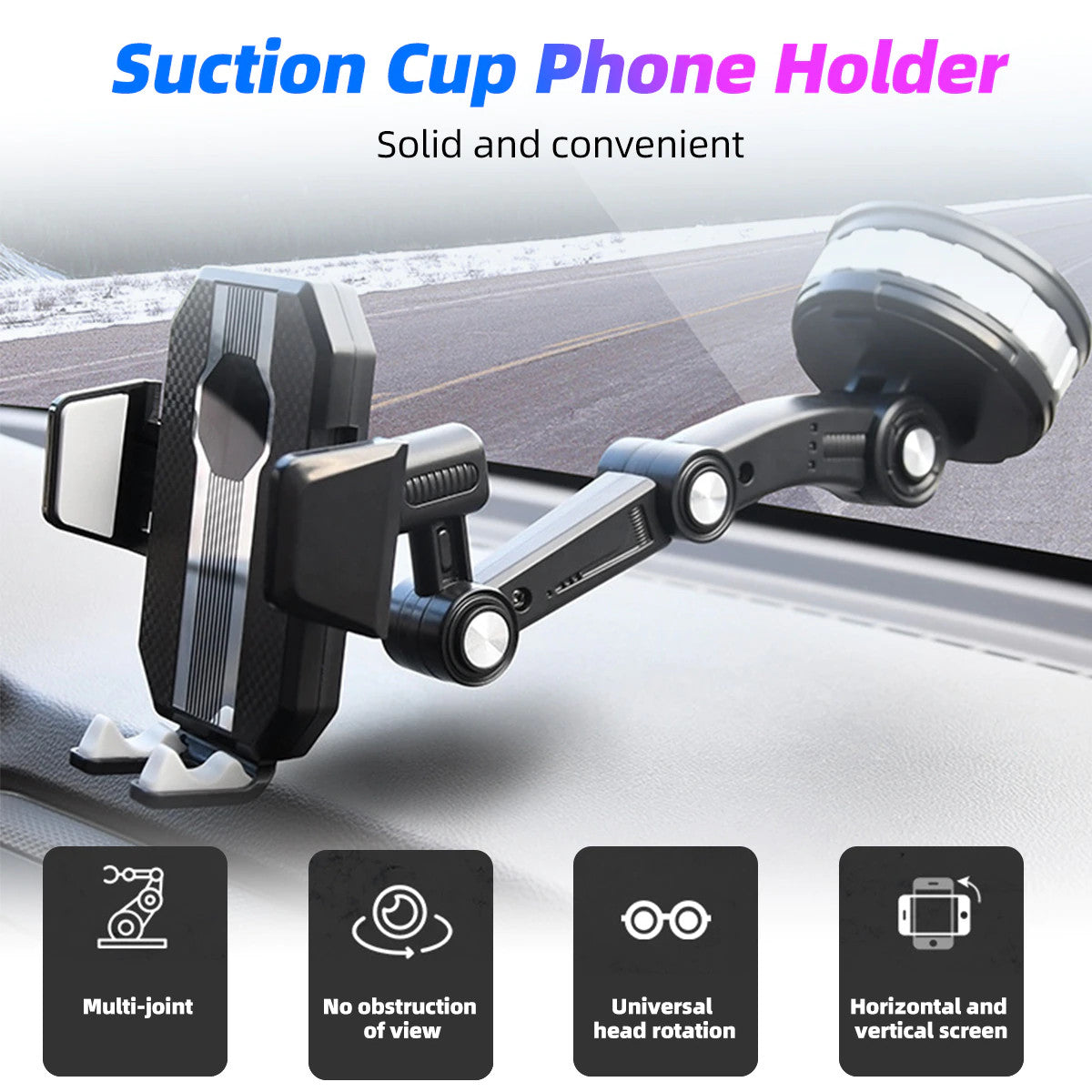 Glowires™ 360 Rotatable Car Phone Holder