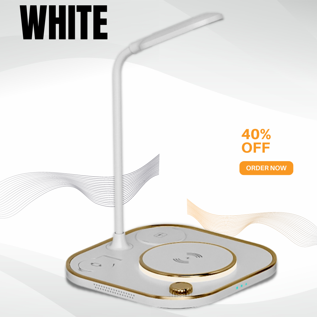 5 In 1 Wireless Charging Station Integrated With Lamp