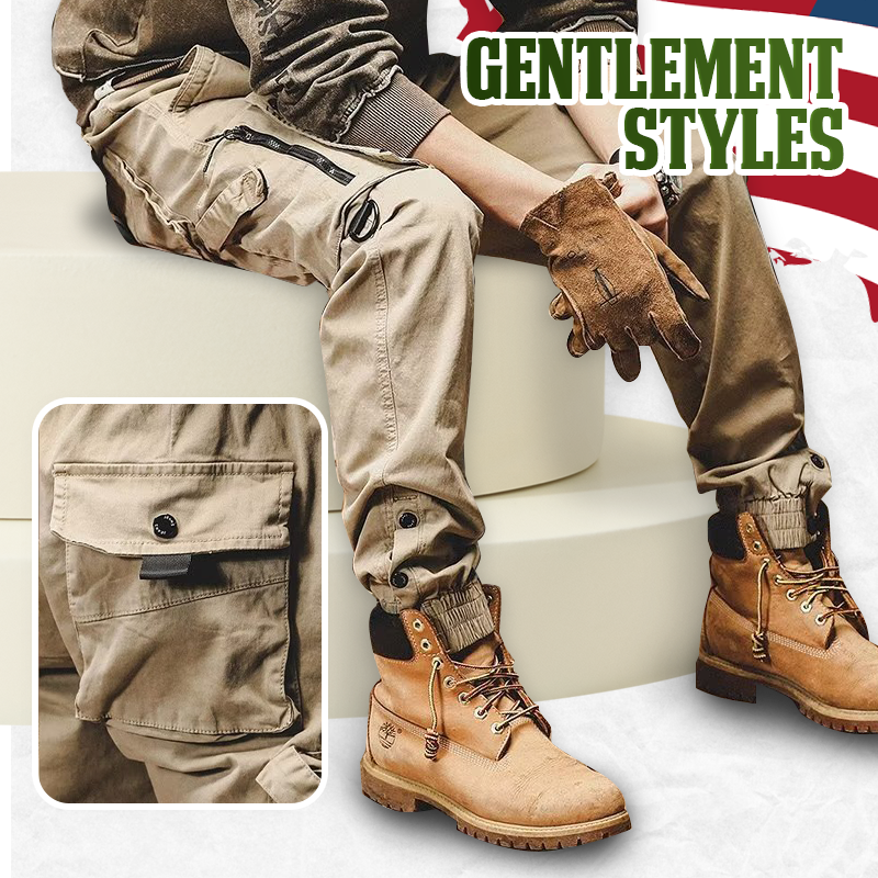 Hugo Flexible Comfortable Spacious Pocket Design Men Cargo Pants