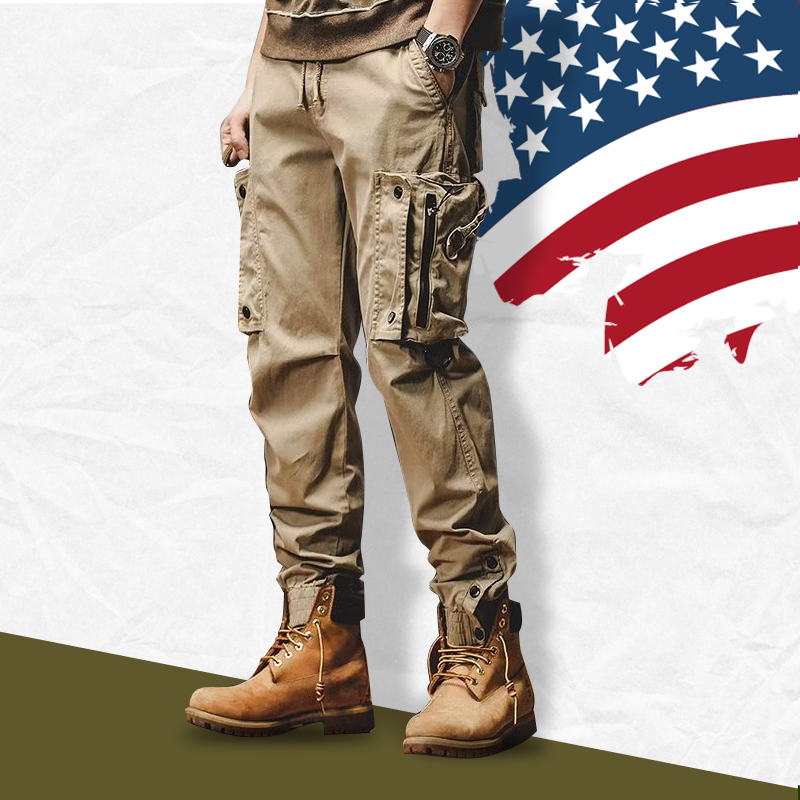 Hugo Flexible Comfortable Spacious Pocket Design Men Cargo Pants