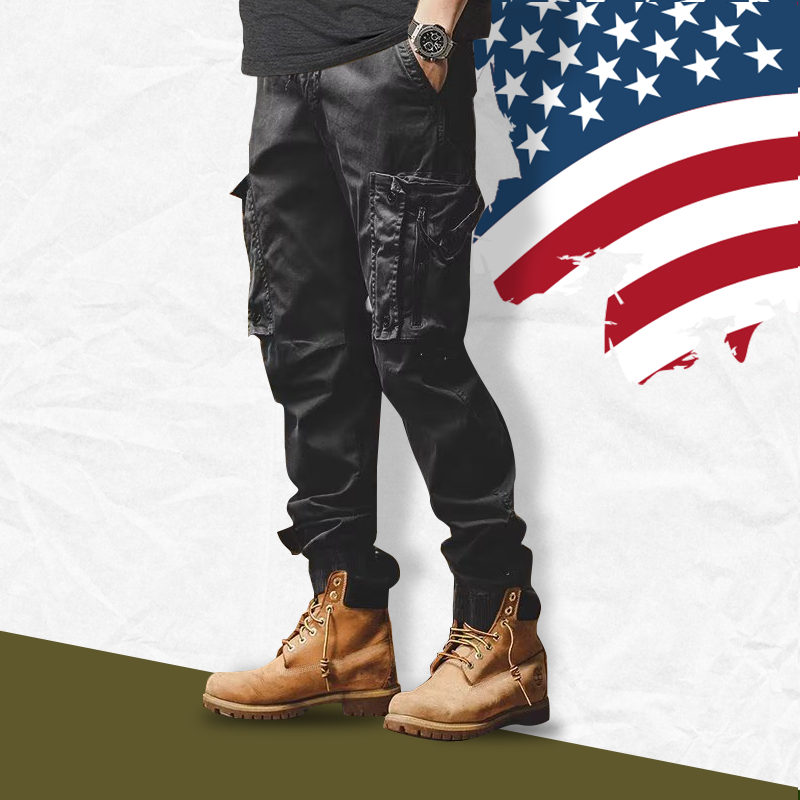 Hugo Flexible Comfortable Spacious Pocket Design Men Cargo Pants