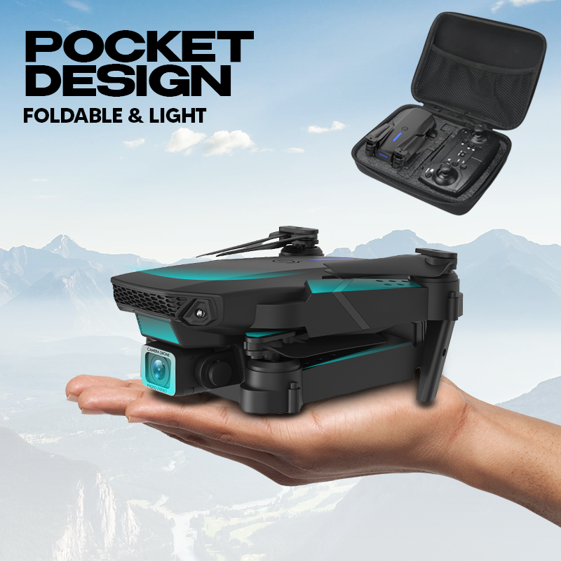 Nexor E88 Pro 4K Drone Camera, Foldable Mobile App Control Dual Camera For Adults and Kids