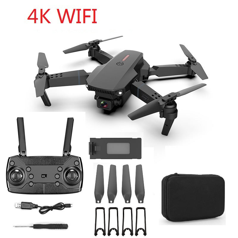 E88 Pro 4K Drone Camera, Foldable Mobile App Control Dual Camera For Adults and Kids