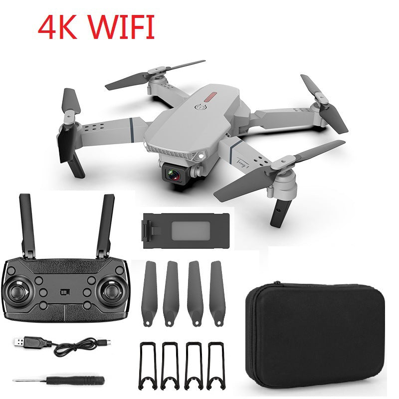 E88 Pro 4K Drone Camera, Foldable Mobile App Control Dual Camera For Adults and Kids