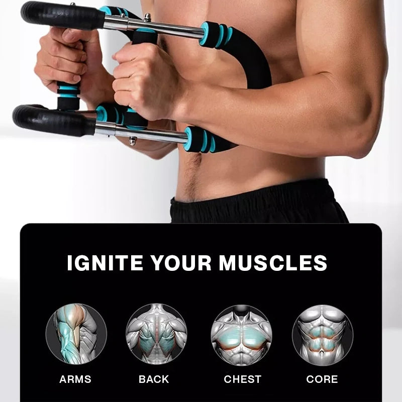 Ultimate Twister Arm Trainer Bar - Full-body Activation, Adjustable Resistance & Portable Design