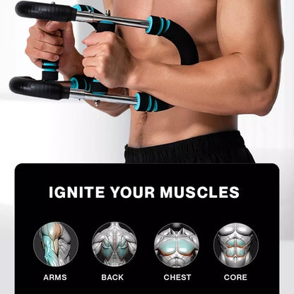 Ultimate Twister Arm Trainer Bar - Full-body Activation, Adjustable Resistance & Portable Design