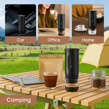 Portable Electric Coffee Machine | Travel Self-Heating Coffee Maker with USB Charging