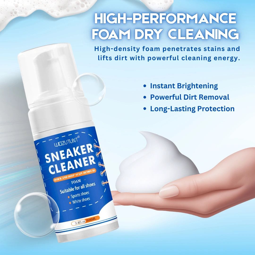 Power Sneaker Foam Cleaner – Advanced Dry Foam for Deep Clean, Brightening & Protection