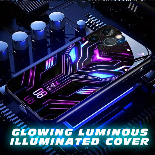 Glowing Luminous Illuminated  Smart Voice Controlled Cover For Iphone & Samsung Smartphone Series