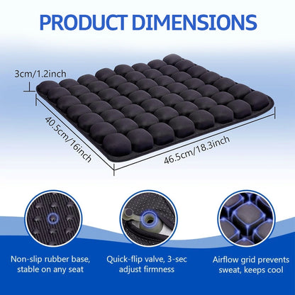 Orthopedic Portable & Easy Inflatable3D Airbag Massage Seat Cushion