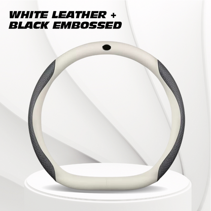 Zedd Breathable Anti Slip Leather Car Steering Wheel Cover Universal Fit