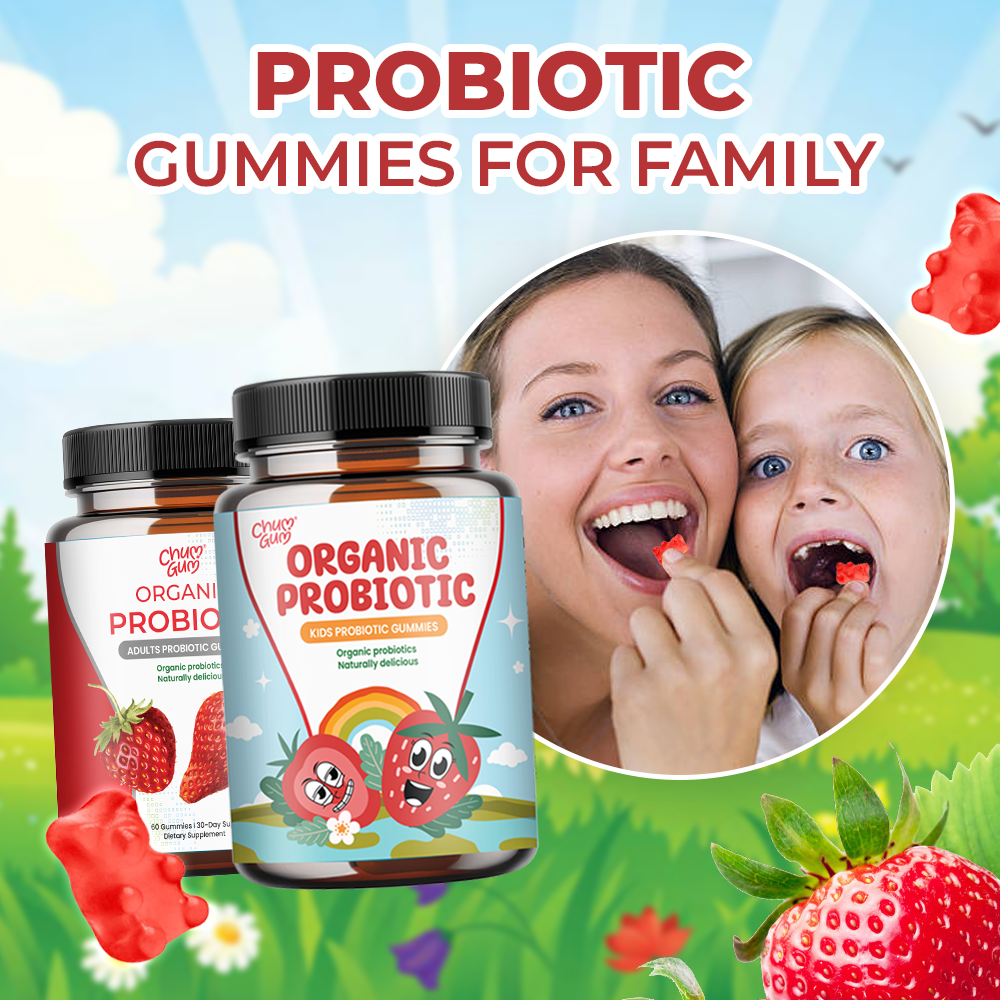 Organic Family Probiotics Combo – Strengthen Immunity, Support Digestion, Care for Family's Health