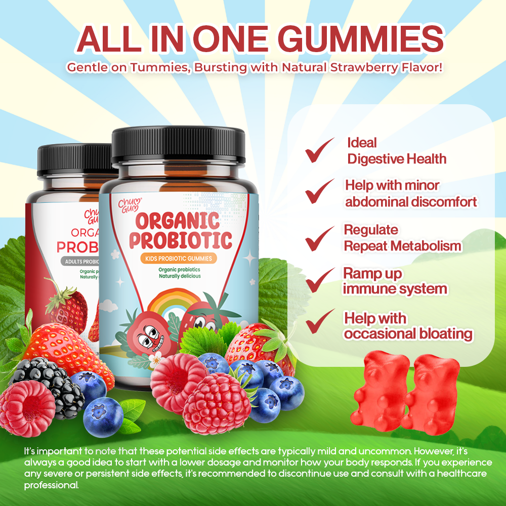 Organic Family Probiotics Combo – Strengthen Immunity, Support Digestion, Care for Family's Health