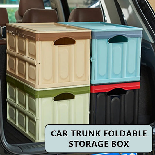 Foldable Car Trunk Storage Box Organizer For Outdoor Camping Fishing