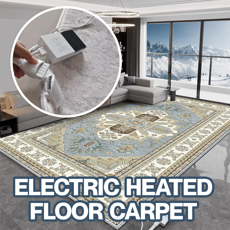 Cozy, Quiet, and Safe Heating for All Floor Types Electric Heated Carpet