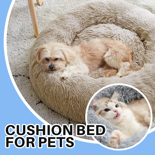 Waterproof, Non-Slip Bottom, Fluffy & Calming Cushion Bed for Pets