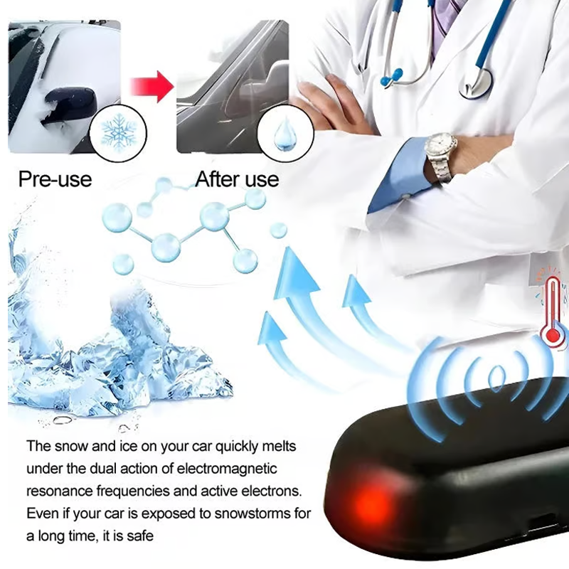 Electromagnetic Car Snow & Ice Remover – Effortless Winter Protection