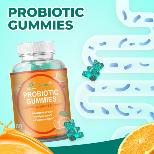 Daynee Probiotic Gummies | Dietary Supplement for Gut Health Digestion Immunity