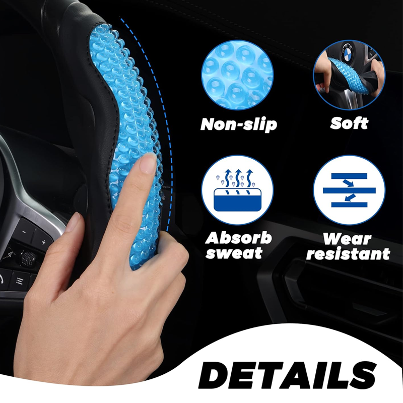 Maxus Upgrade Gel Steering Wheel Cover Universal Fit