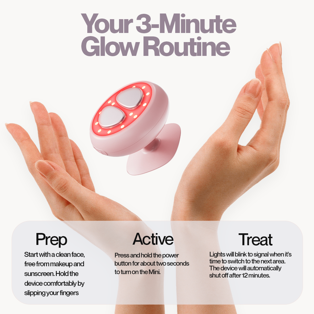 Lift & Glow Mini – 2-in-1 Red Light Therapy & Face Lifting Device