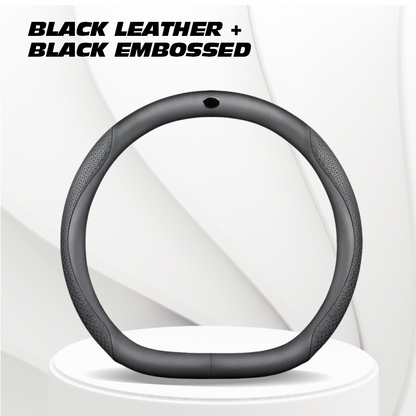 Zedd Breathable Anti Slip Leather Car Steering Wheel Cover Universal Fit