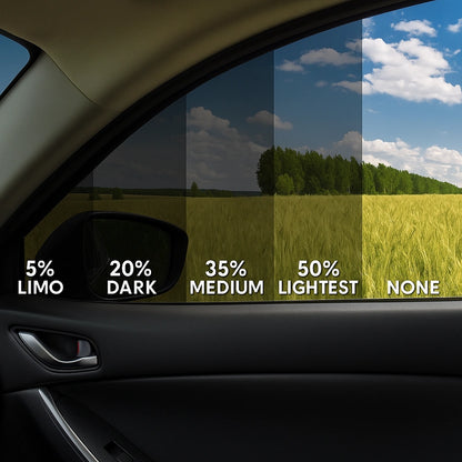 Universal Reduce Infrared Heat & Block UV by 99% Window Tint Film for Cars