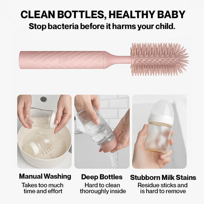 Rechargeable Electric Baby Bottle Brush Set