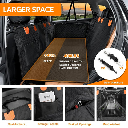 Dog Car Seat Protector – Waterproof Back Seat Expander