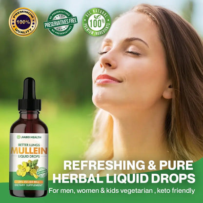 RespiraNatural Mullein - Premium Mullein Leaf Drops