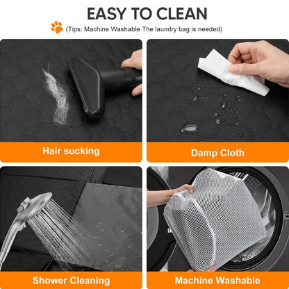 Dog Car Seat Protector – Waterproof Back Seat Expander