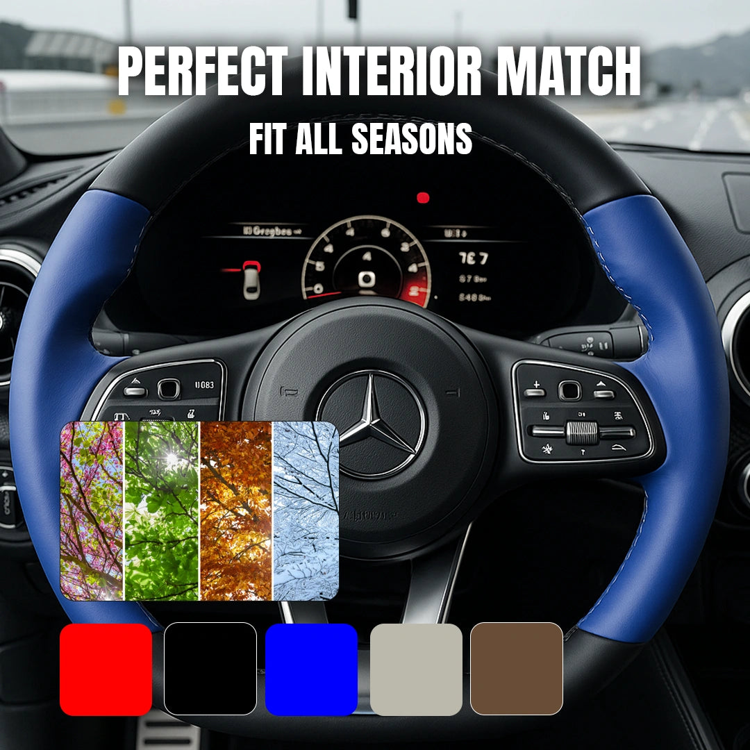 Premium Customization Steering Wheel Cover – DIY Sew Edition