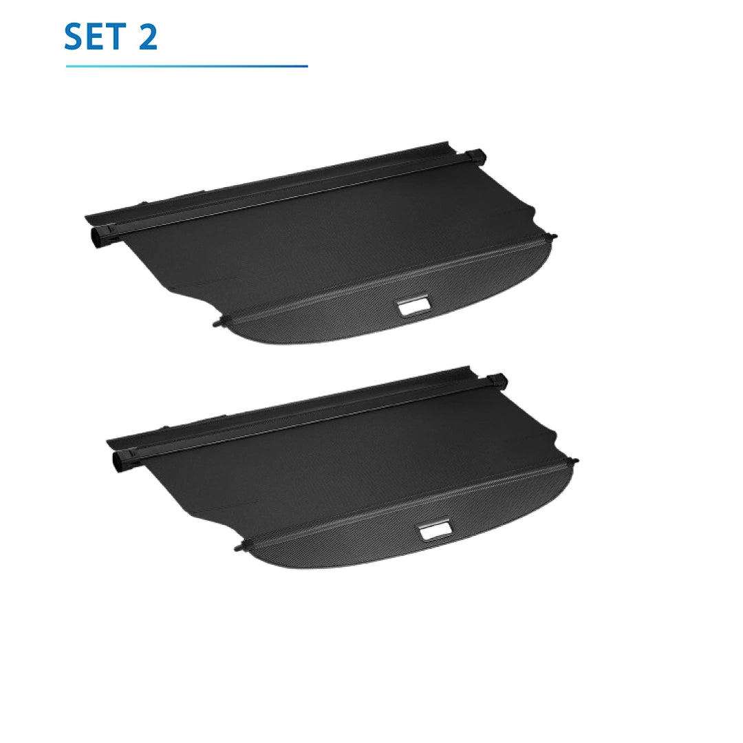 Universal Fit Rear Trunk Security Cover – Retractable Cargo Shade with Alloy Frame & PVC Material