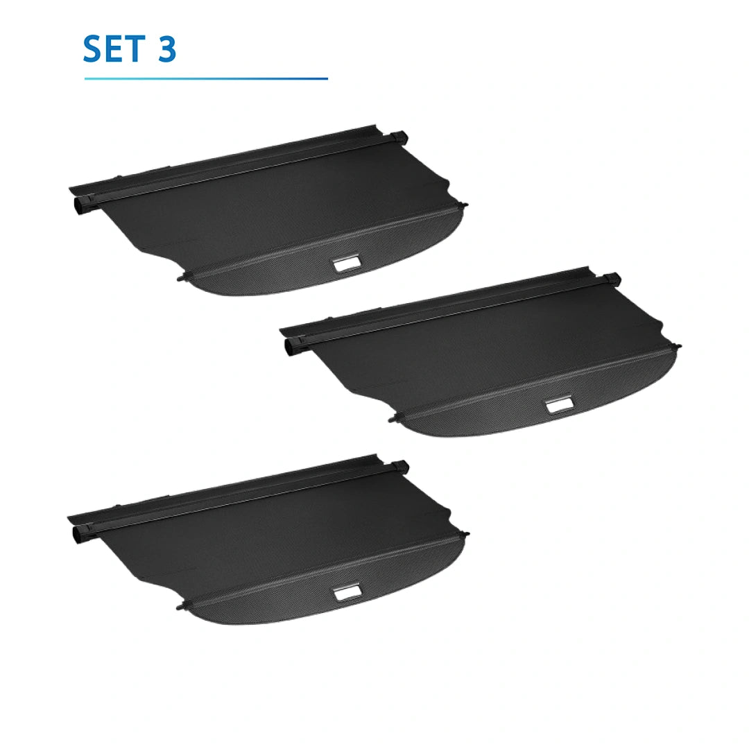 Universal Fit Rear Trunk Security Cover – Retractable Cargo Shade with Alloy Frame & PVC Material