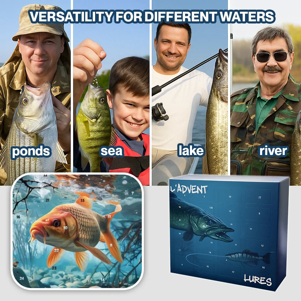 Fishing Advent Calendar 2025 – Daily Lure & Gear Reveal for Freshwater Fishing