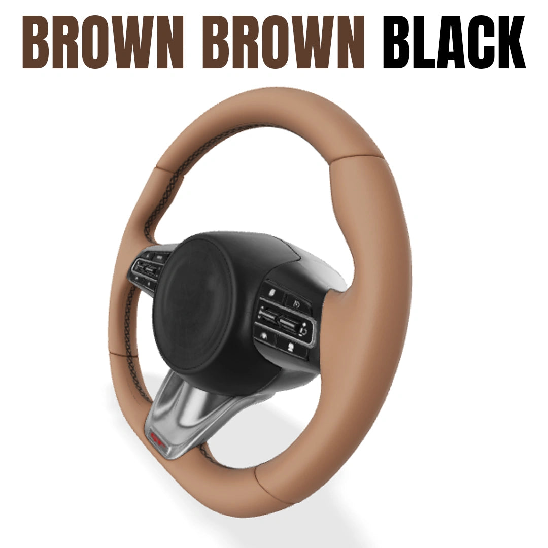 Premium Customization Steering Wheel Cover – DIY Sew Edition