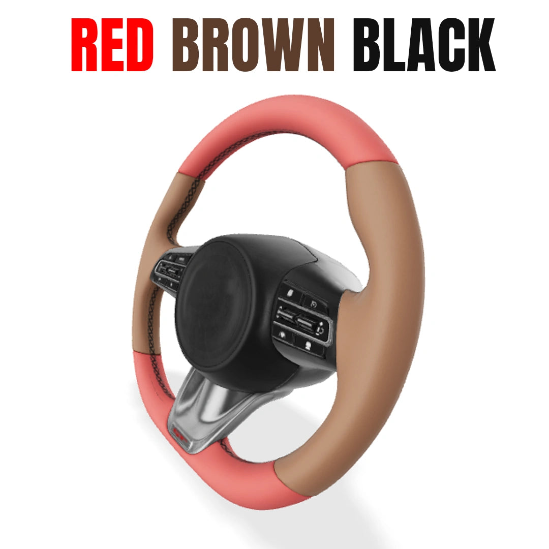 Premium Customization Steering Wheel Cover – DIY Sew Edition