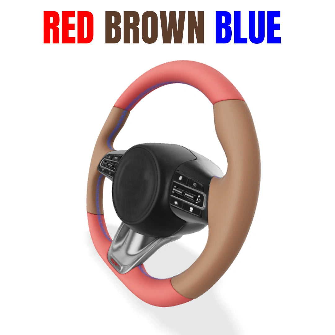 Premium Customization Steering Wheel Cover – DIY Sew Edition