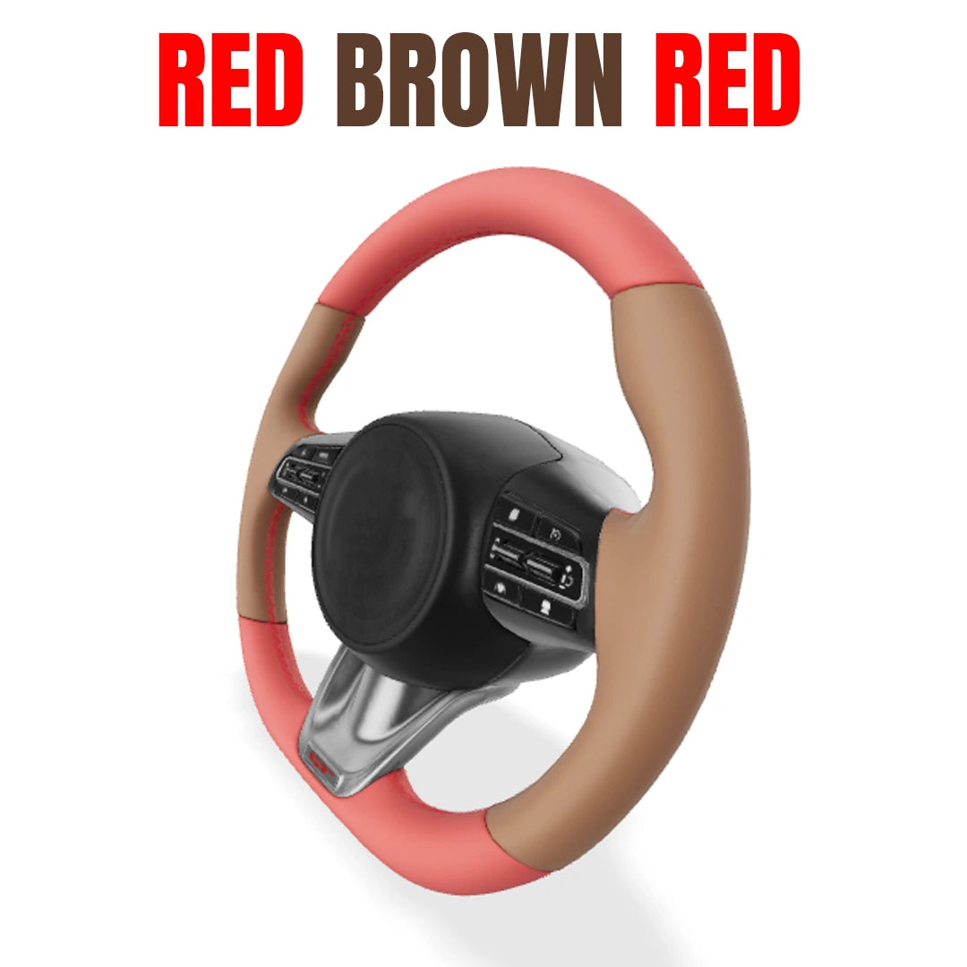 Premium Customization Steering Wheel Cover – DIY Sew Edition