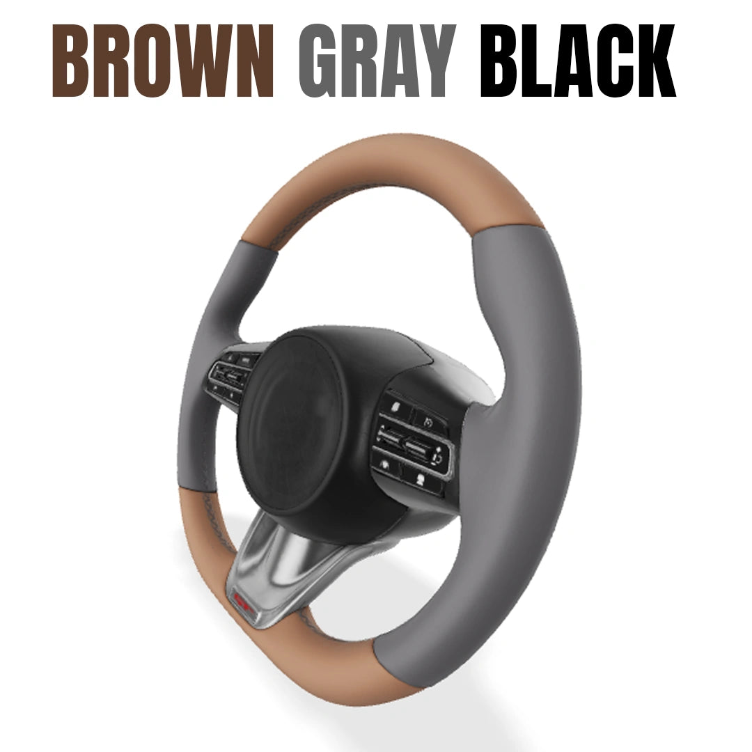 Premium Customization Steering Wheel Cover – DIY Sew Edition