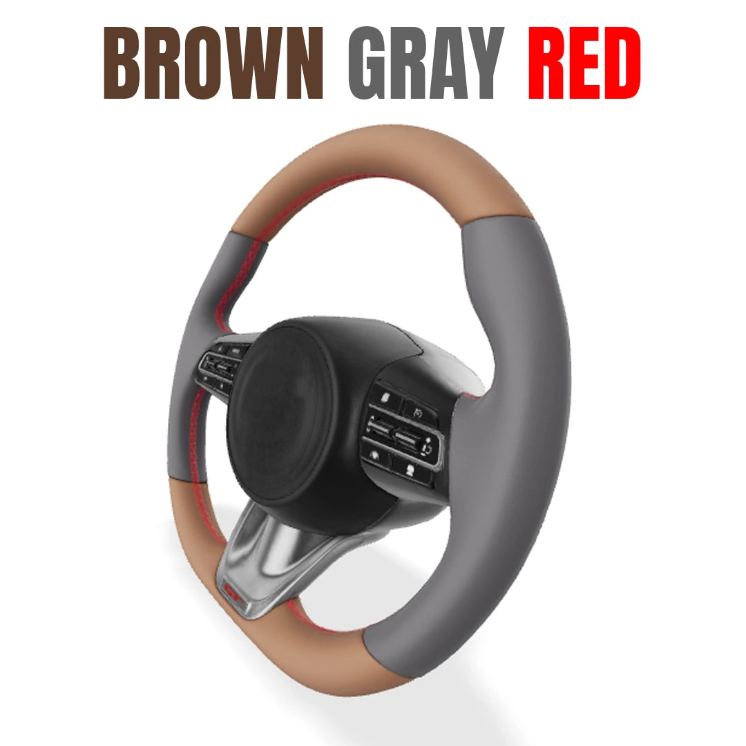 Premium Customization Steering Wheel Cover – DIY Sew Edition